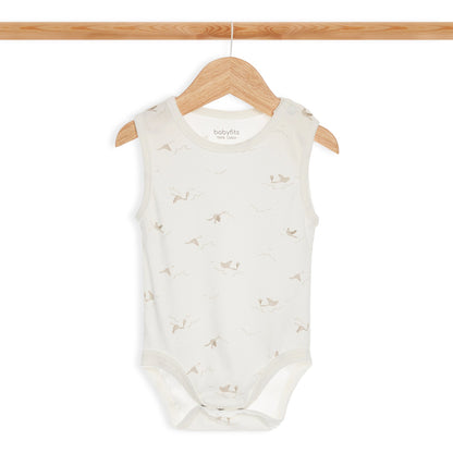 Baby Fits Organic Bamboo Bodysuits Birds Pack of 5