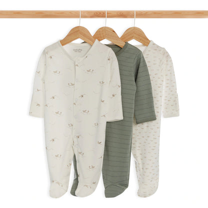Babyfits Organic Cotton Sleepsuits Bird