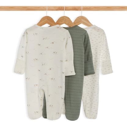 Babyfits Organic Cotton Sleepsuits Bird