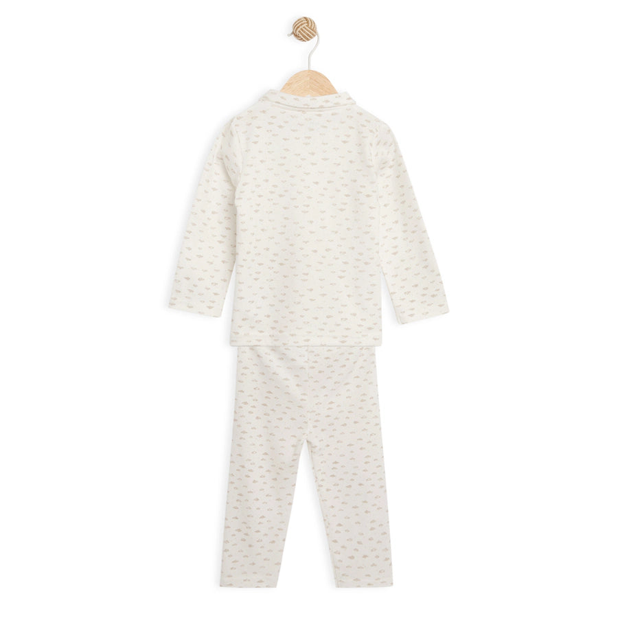 Babyfits Organic Cotton Pyjama Set Collar Cloud Babyfits Organic Cotton Pyjama Set Collar Cloud