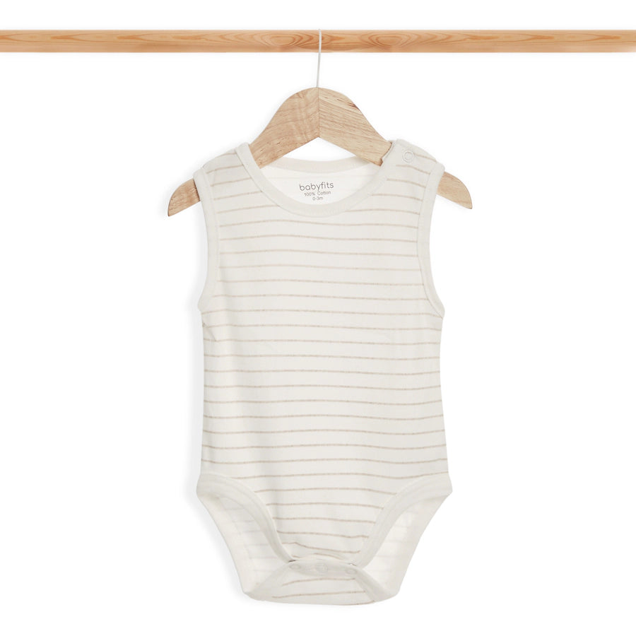 طقم ملابس داخلية من الخيزران العضوي من Baby Fits بنقشة ديناصور وخطوط، عبوة من 5 قطع طقم ملابس داخلية من الخيزران العضوي من Baby Fits بنقشة ديناصور وخطوط، عبوة من 5 قطع