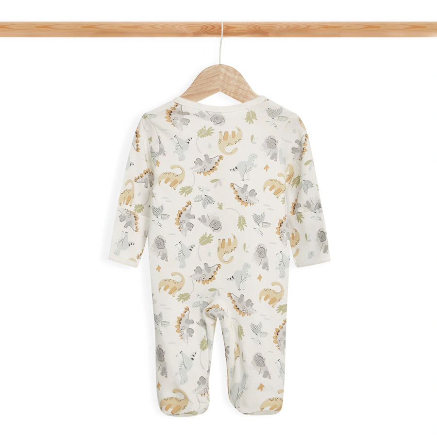 طقم نوم ديناصورات من القطن العضوي من Babyfits، عبوة من 3 قطع طقم نوم ديناصورات من القطن العضوي من Babyfits، عبوة من 3 قطع