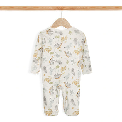 Babyfits Organic Cotton Sleepsuits Dinos Pack of 3 (Extra Small)