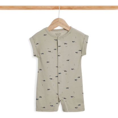 Babyfits Organic Cotton Rompers Dinos Pack of 3 (New Born)