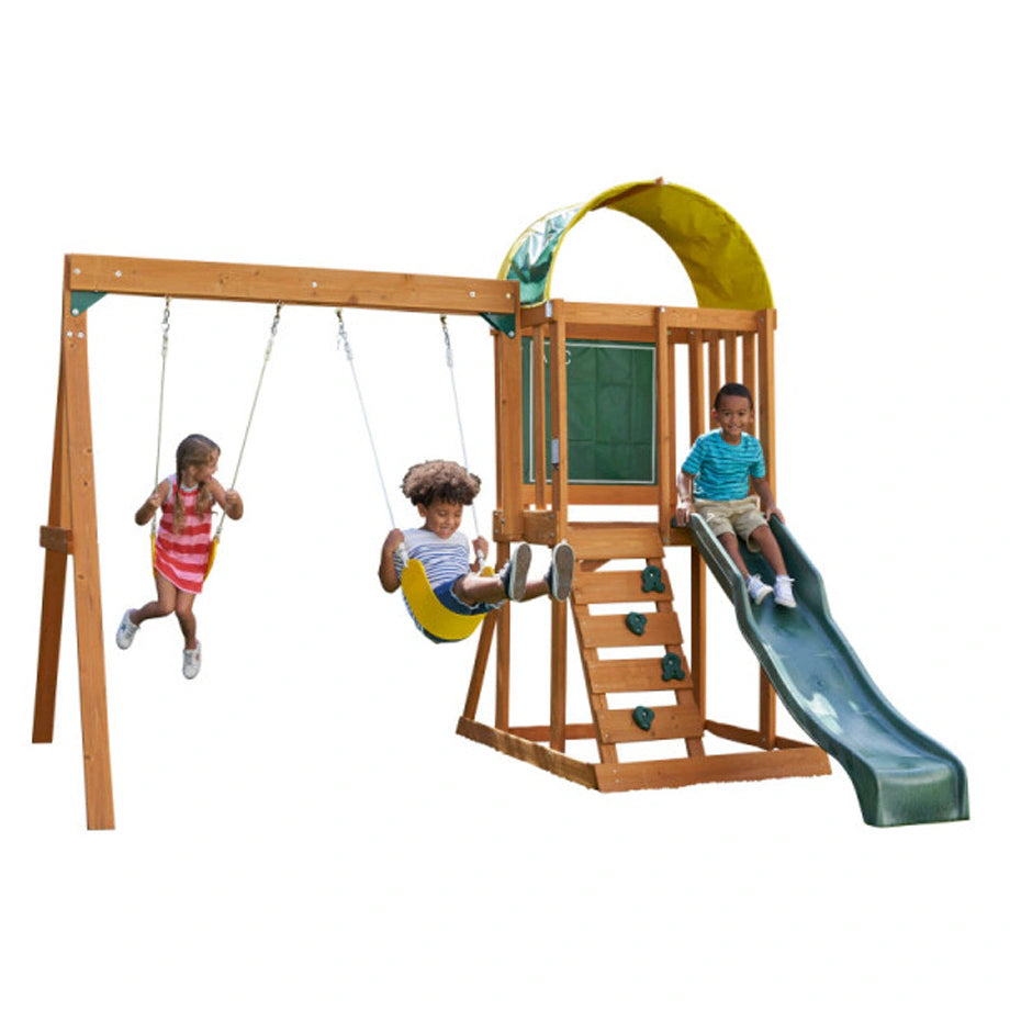 KidKraft Ainsley Outdoor Swing Set & Playset KidKraft Ainsley Outdoor Swing Set & Playset
