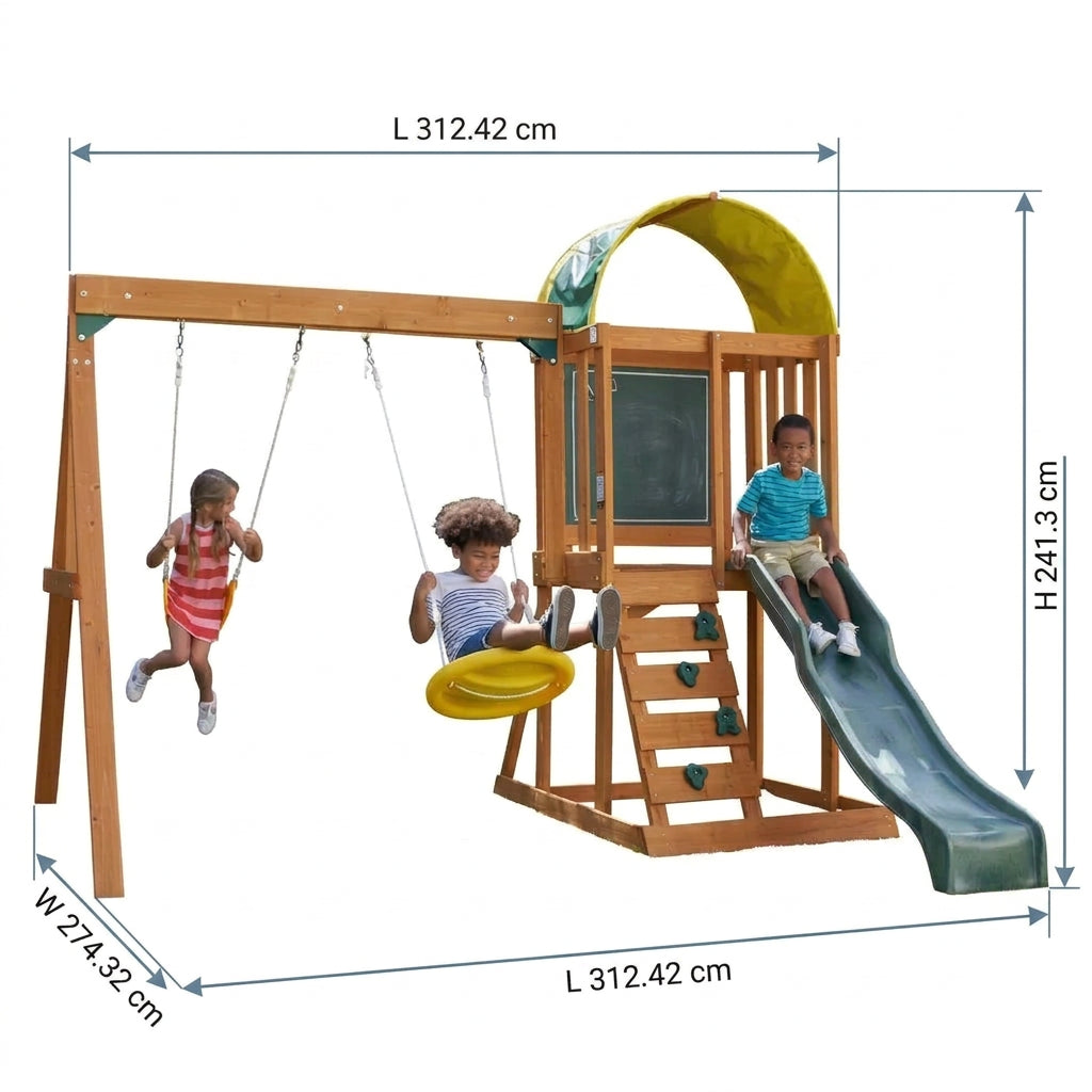 Kidkraft Ainsley Outdoor Swing Set & Playset
