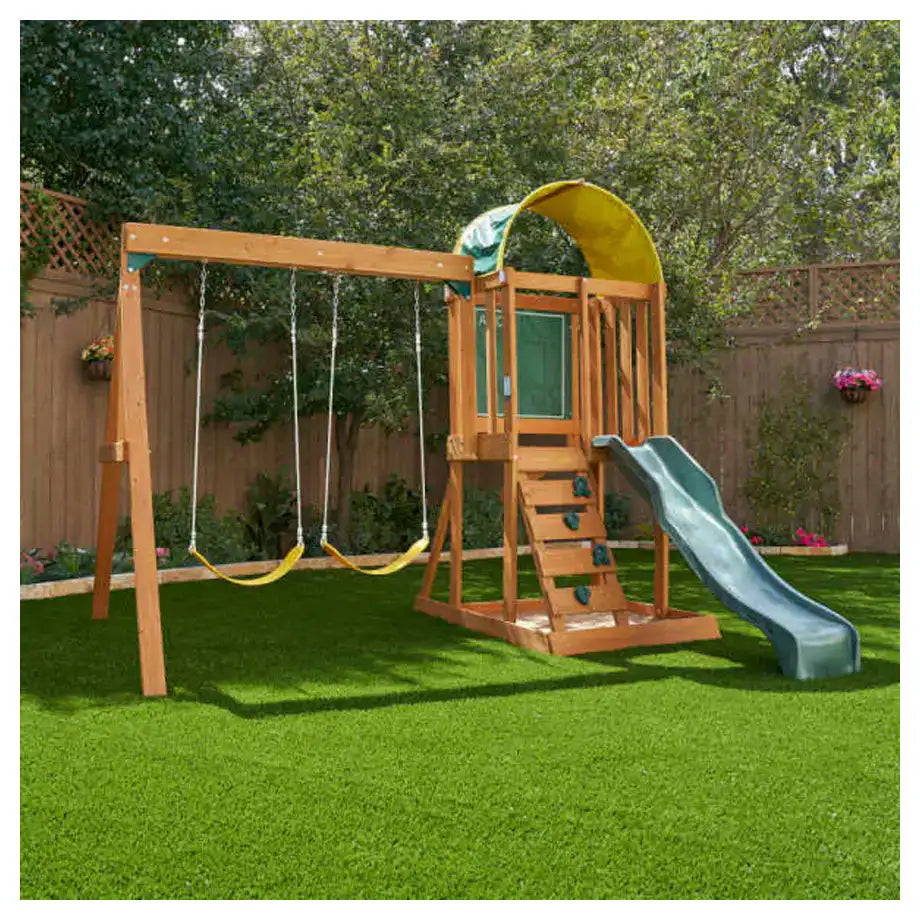KidKraft Ainsley Outdoor Swing Set & Playset KidKraft Ainsley Outdoor Swing Set & Playset
