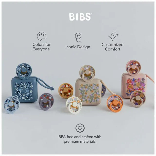 Bibs x Liberty Pacifier Box (Eloise Blush)