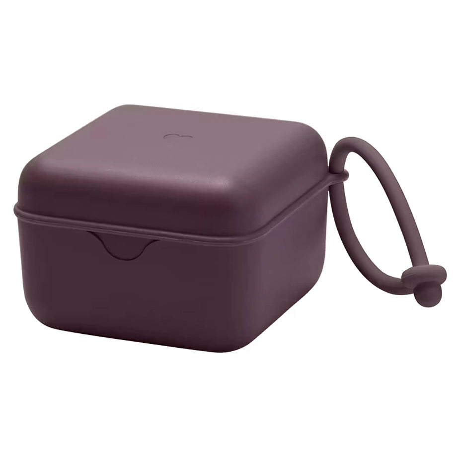 Bibs Pacifier Box (Plum)