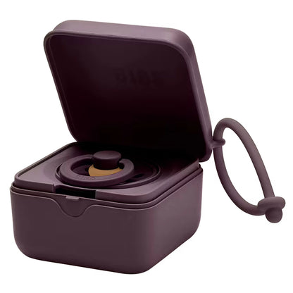 Bibs Pacifier Box (Plum)