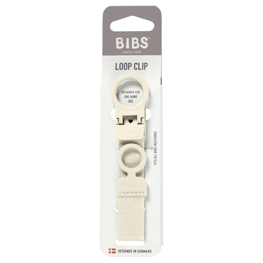 BIBS Pacifier Clip Loop (Ivory)