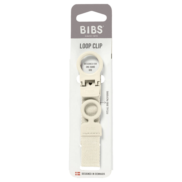 BIBS Pacifier Clip Loop (Ivory)