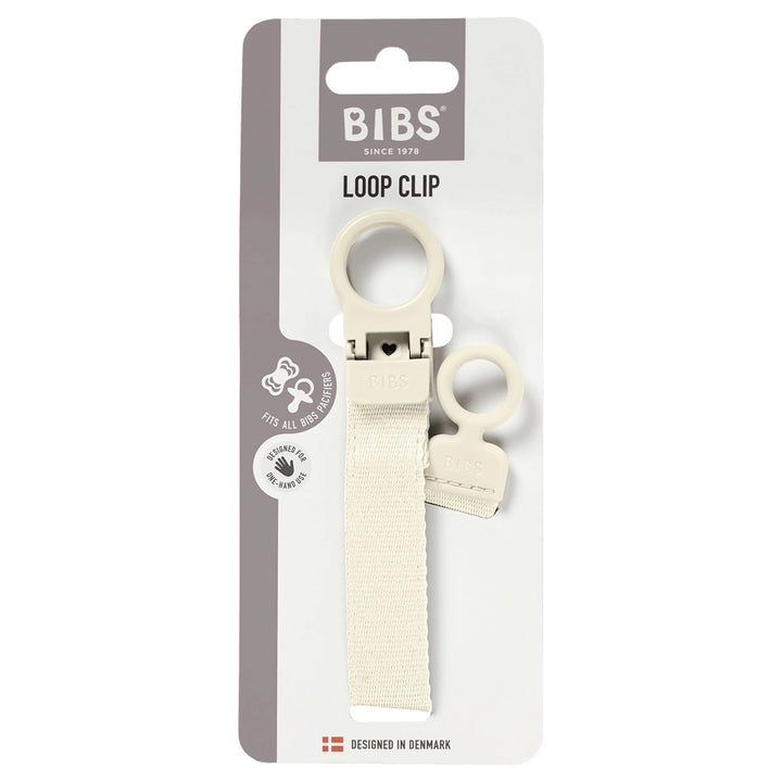 BIBS Pacifier Clip Loop (Ivory)