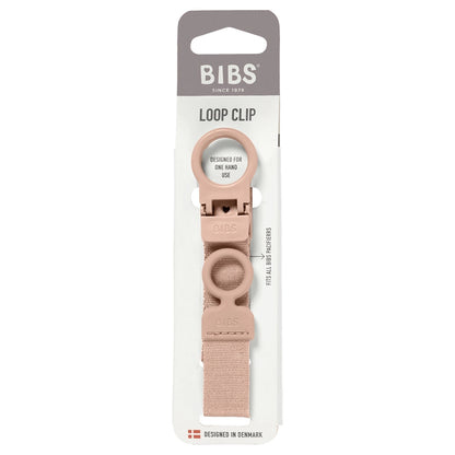 BIBS Pacifier Clip Loop (Blush)