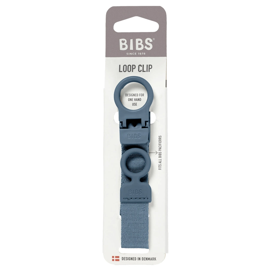 BIBS Pacifier Clip Loop (Petrol)
