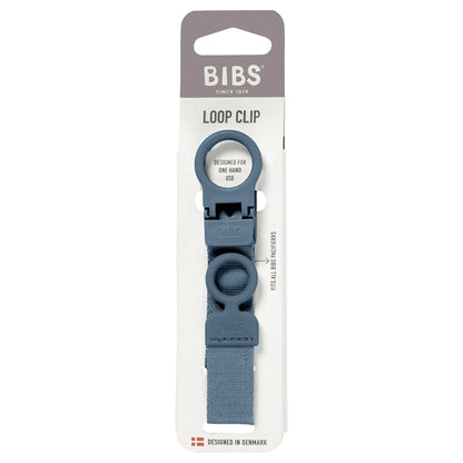BIBS Pacifier Clip Loop (Petrol)