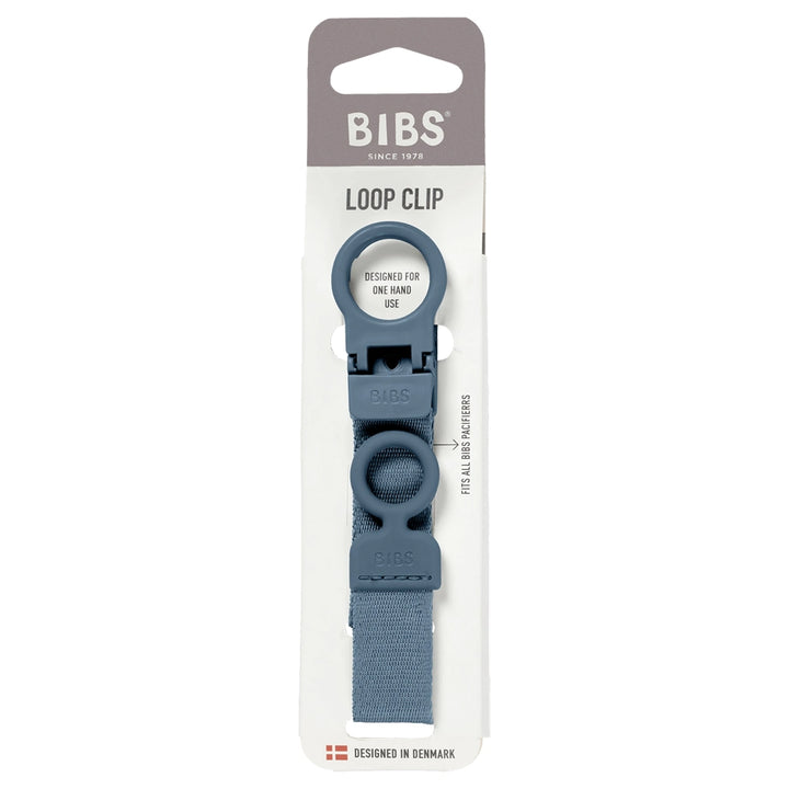 BIBS Pacifier Clip Loop (Petrol)
