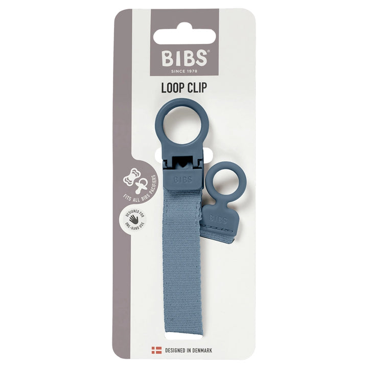BIBS Pacifier Clip Loop (Petrol)