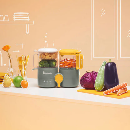 Badabulle B, Easy Food Processor with Steamer