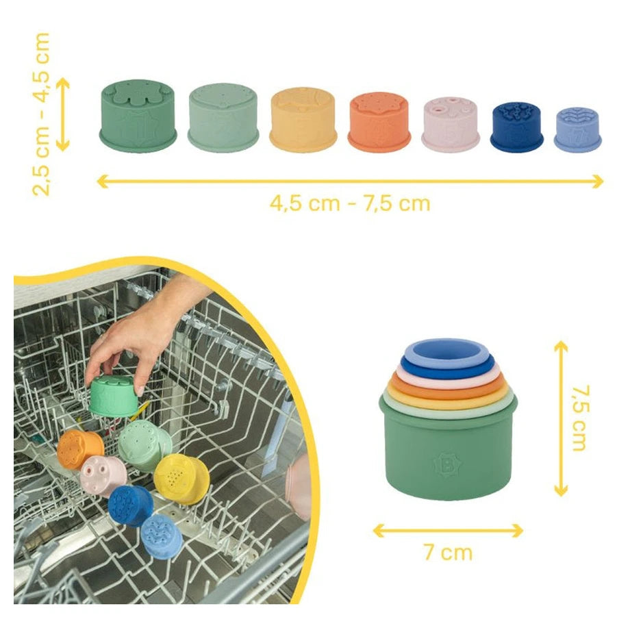 Babymoov Set of 7 Stackable Cups