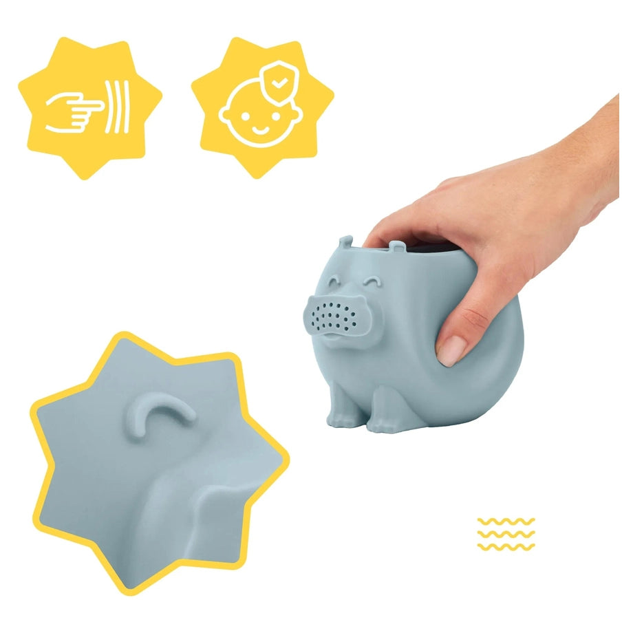 Babymoov Silicone Hippopotamus Watering Can