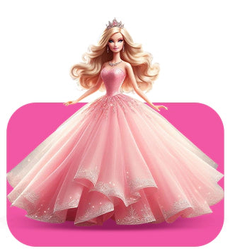 Barbie Budget Logo Dress Blonde Doll (28 cm)