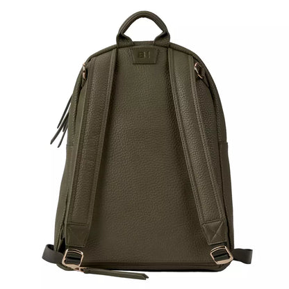Bababing Tumble Leather Changing Bag (Olive Green)