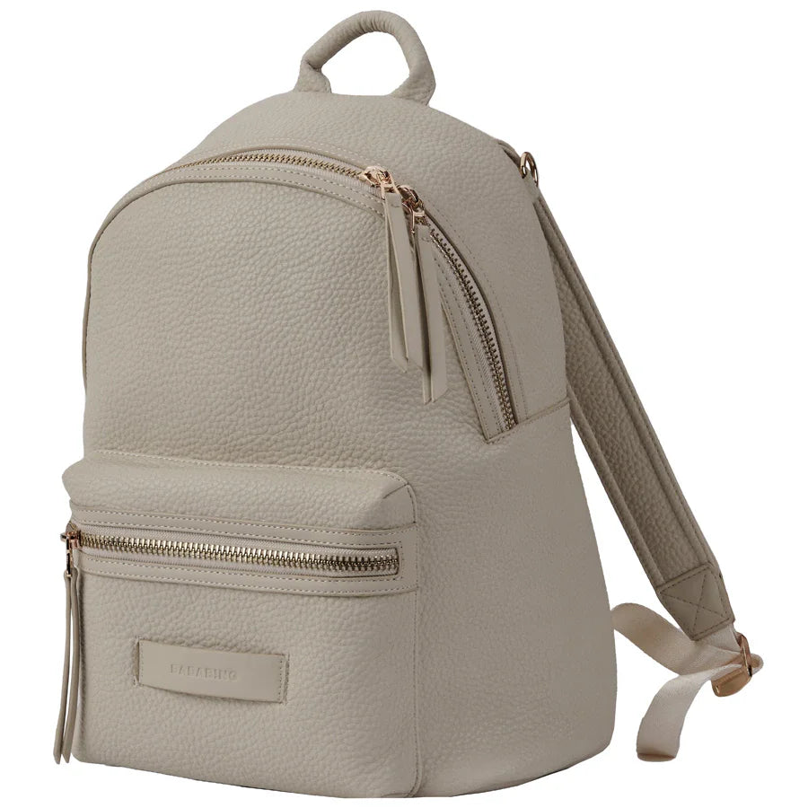 Bababing Tumble Leather Changing Bag (Sand) Bababing Tumble Leather Changing Bag (Sand)