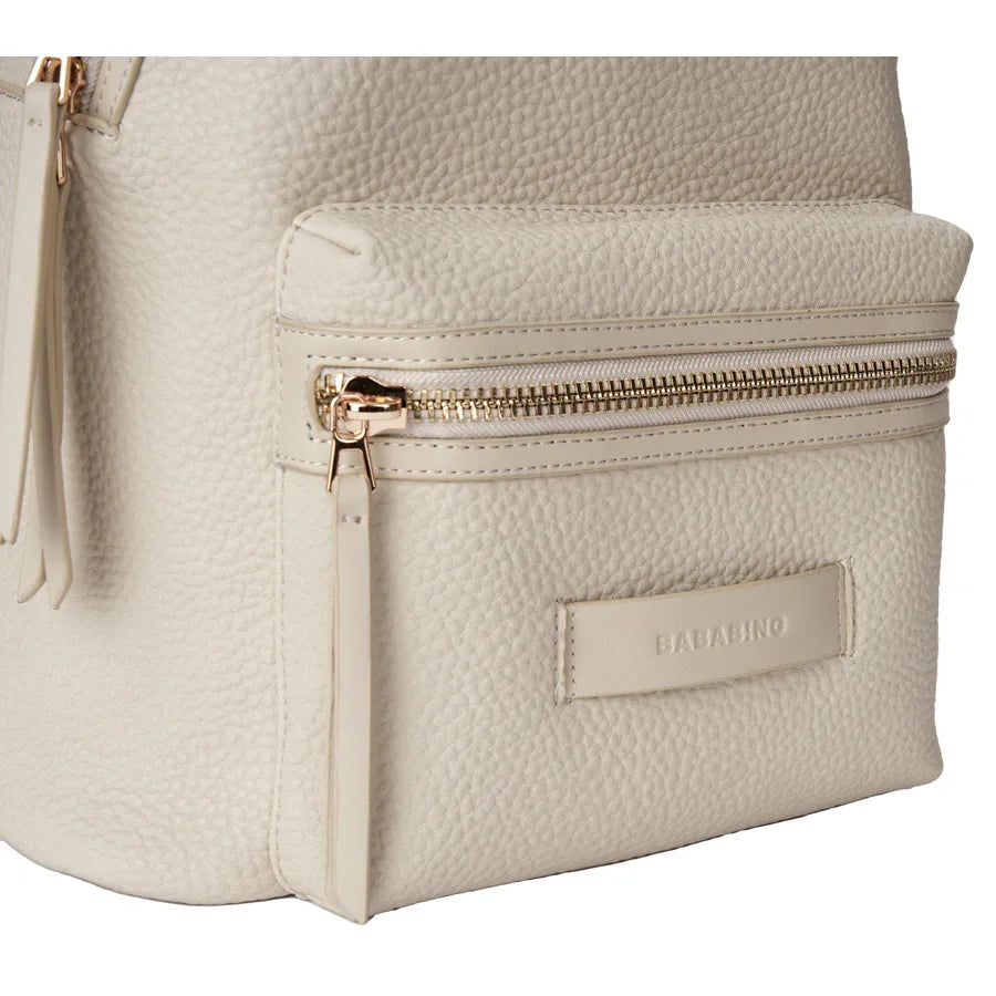Bababing Tumble Leather Changing Bag (Sand) Bababing Tumble Leather Changing Bag (Sand)