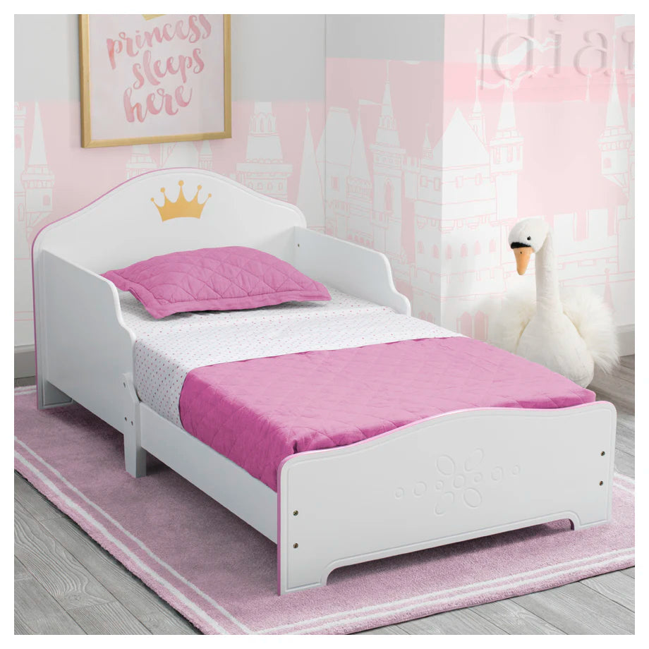 Delta Children Princess Crown Wooden Toddler Bed Delta Children Princess Crown Wooden Toddler Bed