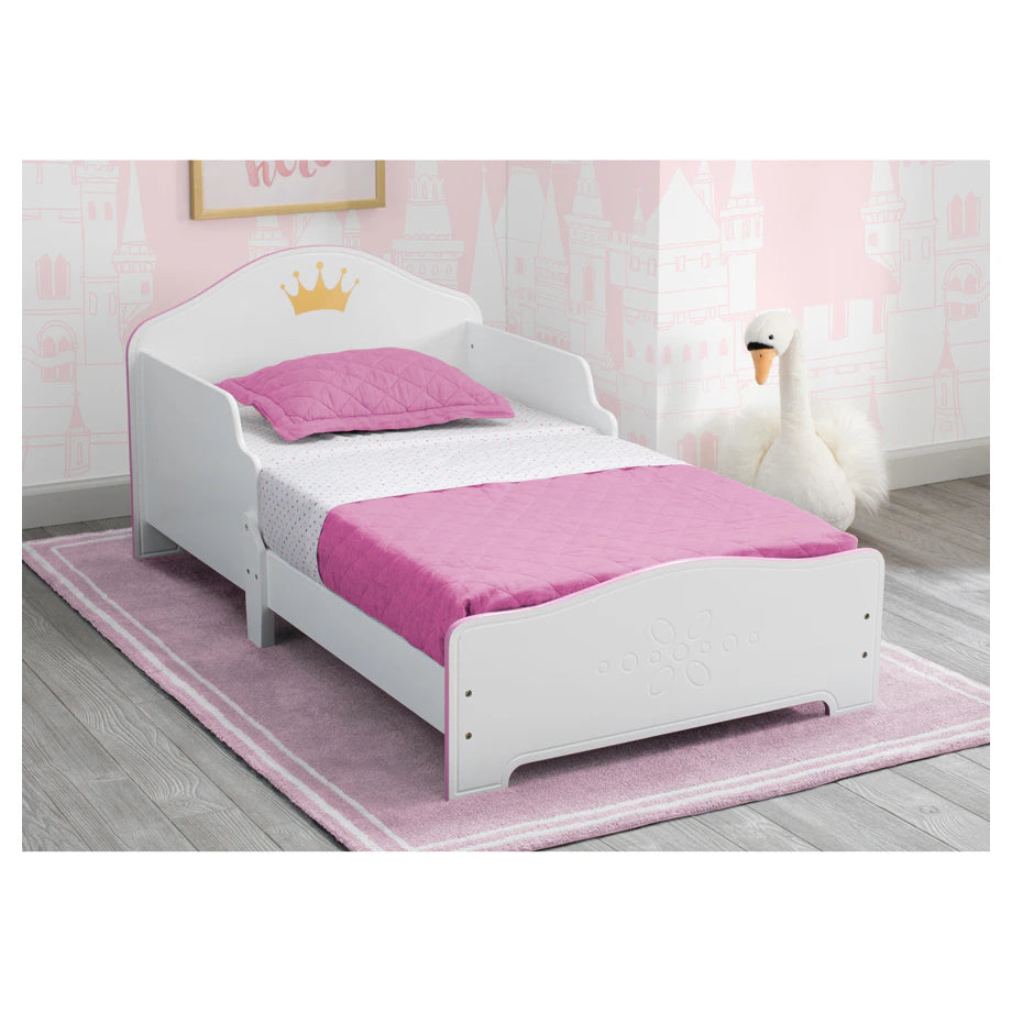 Delta Children Princess Crown Wooden Toddler Bed Delta Children Princess Crown Wooden Toddler Bed