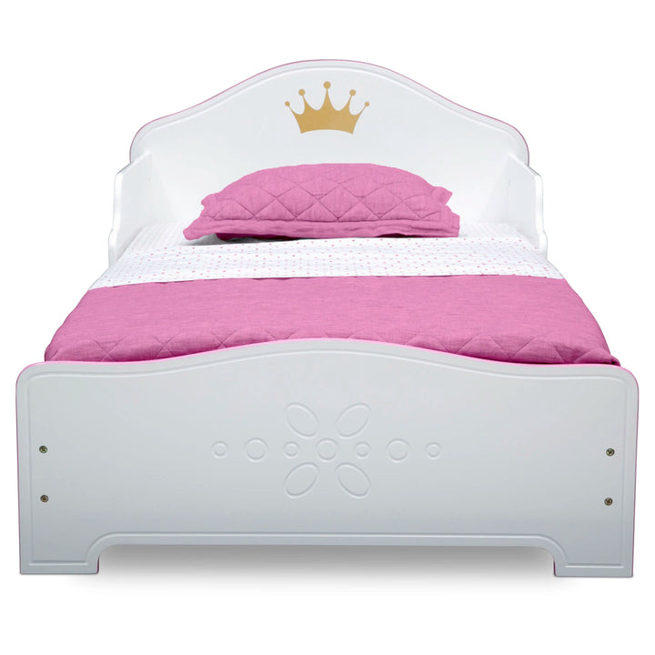 Delta Children Princess Crown Wooden Toddler Bed