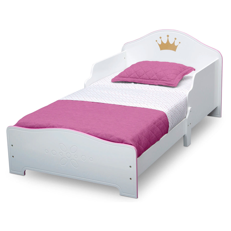 Delta Children Princess Crown Wooden Toddler Bed Delta Children Princess Crown Wooden Toddler Bed