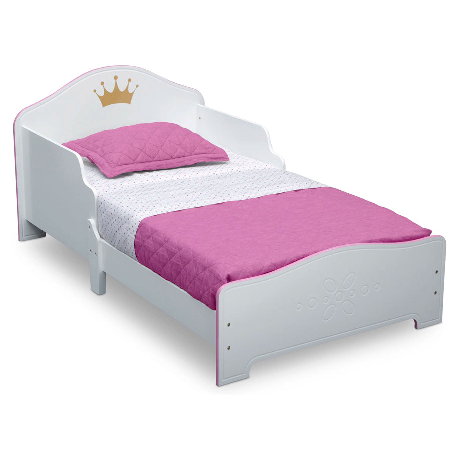 Delta Children Princess Crown Wooden Toddler Bed Delta Children Princess Crown Wooden Toddler Bed