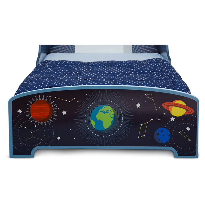 Delta Children Space Adventures Wooden Toddler Bed