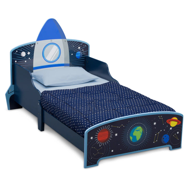 Delta Children Space Adventures Wooden Toddler Bed