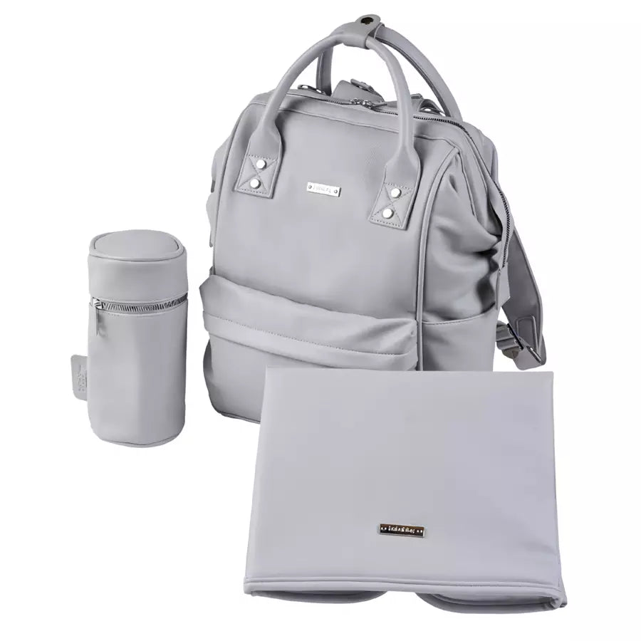 Bababing Mani Backpack Leatherette (Grey) Bababing Mani Backpack Leatherette (Grey)