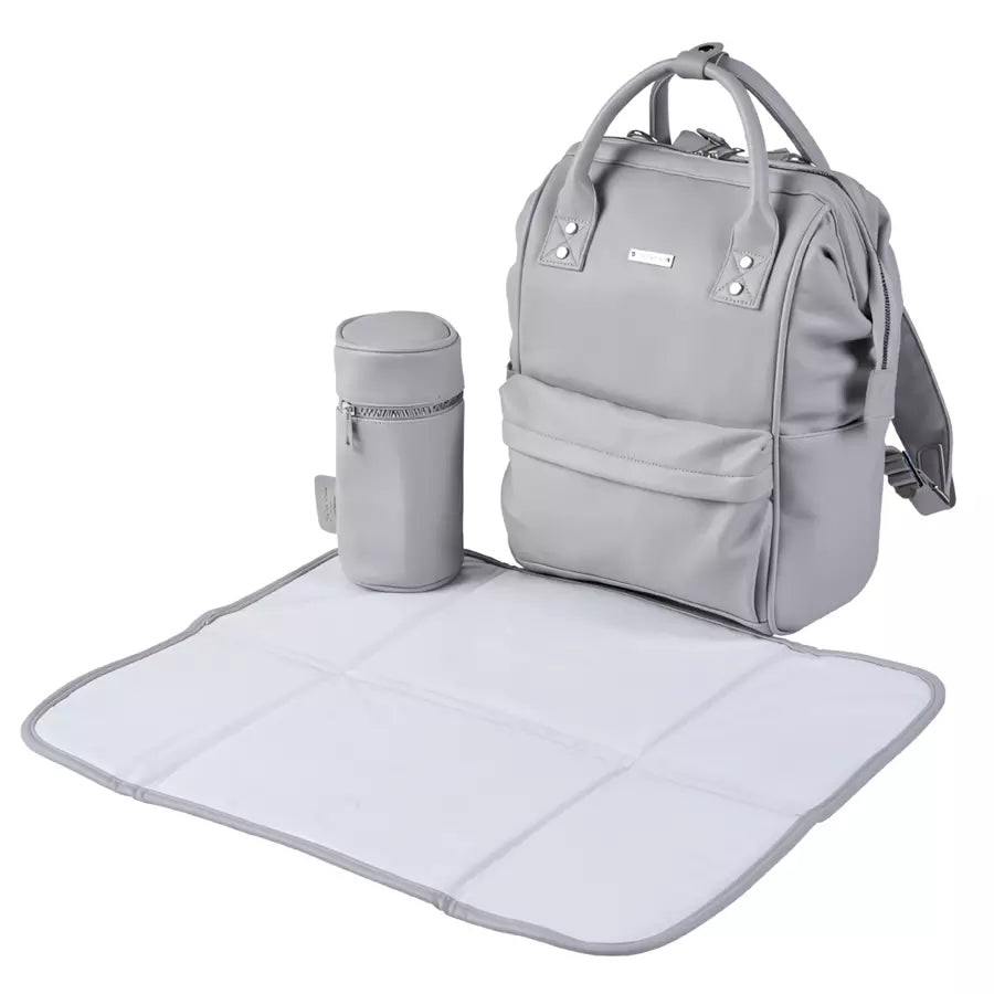 Bababing Mani Backpack Leatherette (Grey) Bababing Mani Backpack Leatherette (Grey)