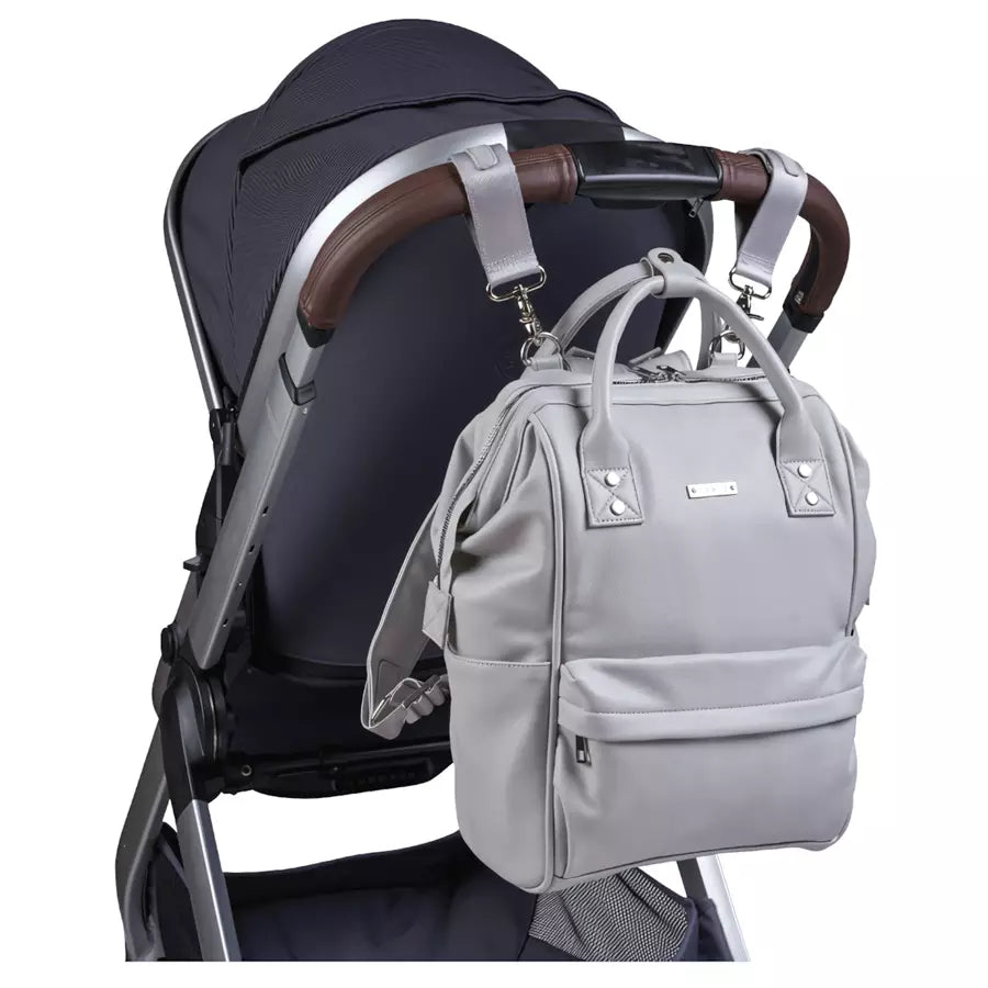 Bababing Mani Backpack Leatherette (Grey) Bababing Mani Backpack Leatherette (Grey)