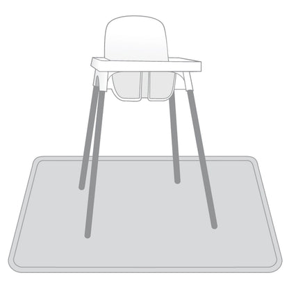 Bapronbaby Splash Mat (Grey Minimalist)