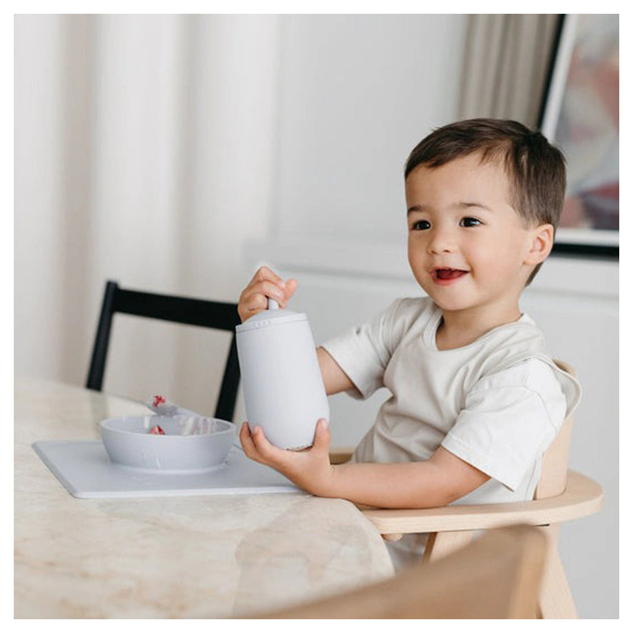 Bapronbaby Feeding Bib (Solid Champagne Minimalist)