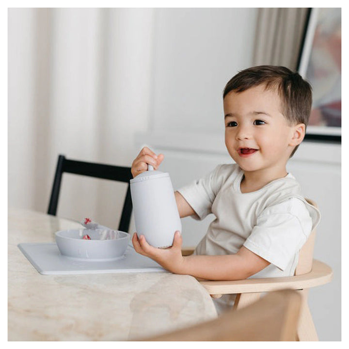 Bapronbaby Feeding Bib (Solid Champagne Minimalist)