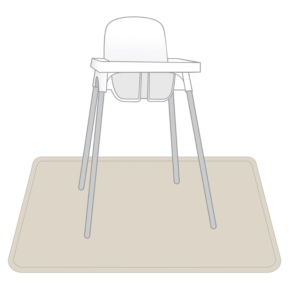 Bapronbaby Splash Mat (Olid Champagne Minimalist)
