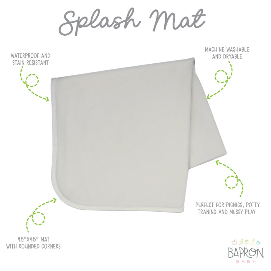 Bapronbaby Splash Mat (Olid Champagne Minimalist)