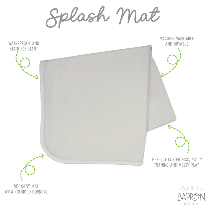 Bapronbaby Splash Mat (Olid Champagne Minimalist)