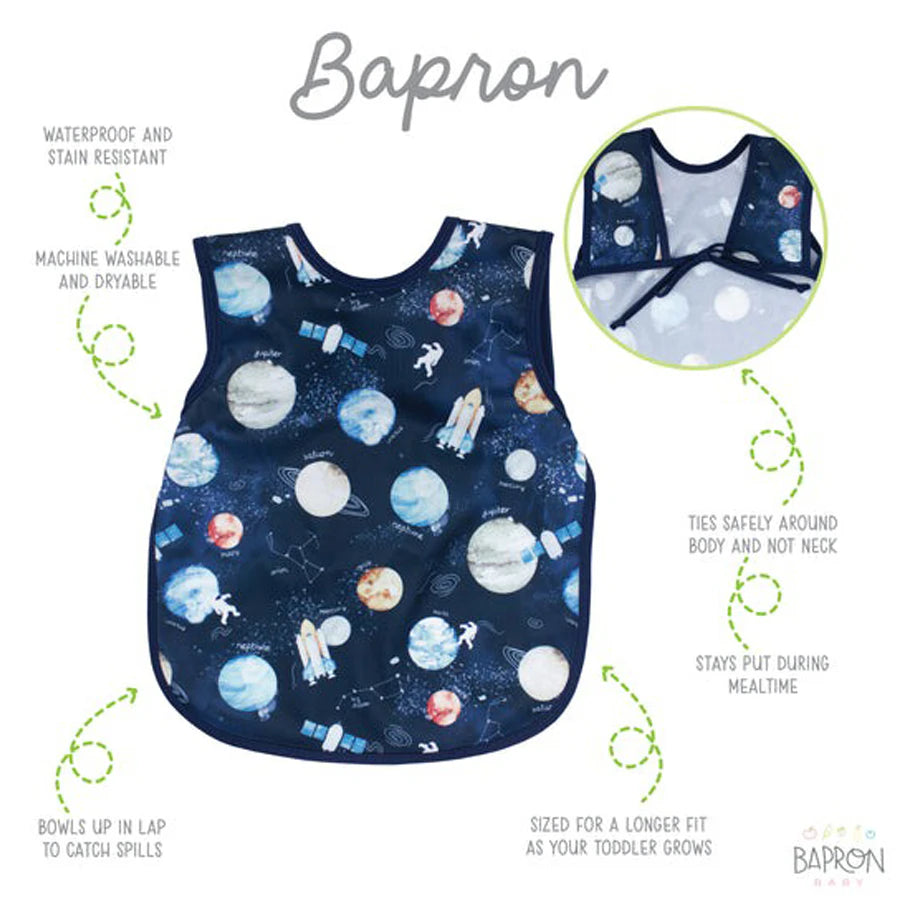 Bapronbaby Feeding Bib (Outer Space)