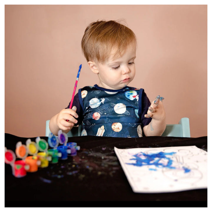 Bapronbaby Feeding Bib (Outer Space)