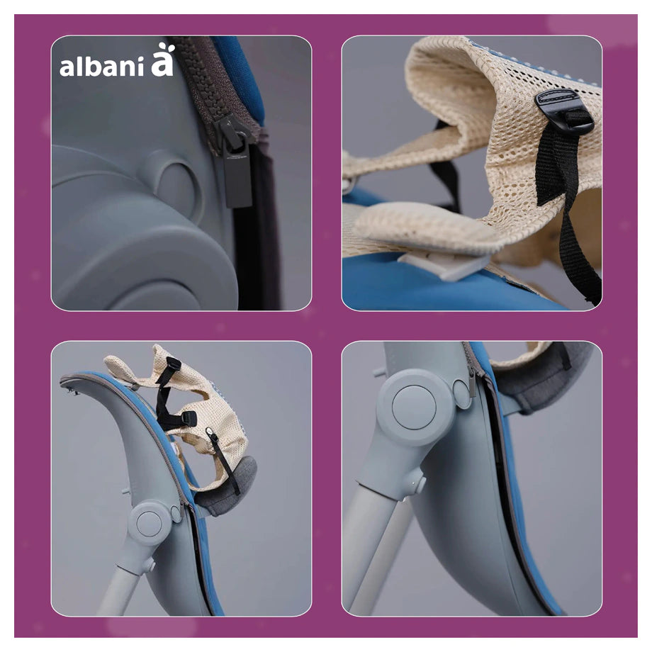 BabyUp Highchair by Albani  (Blue)