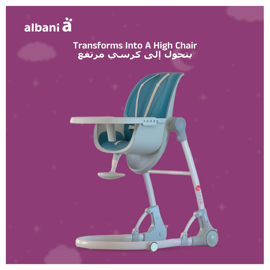 BabyUp Highchair by Albani  (Blue)