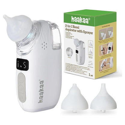 Haakaa 2-In-1 Nasal Aspirator With Sprayer